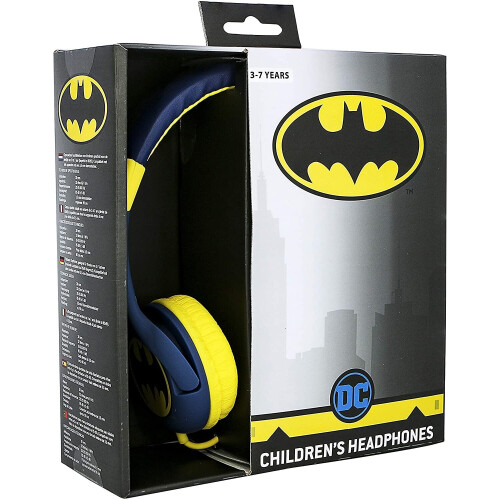 OTL Wired Junior Batman Headphones Caped Crusader