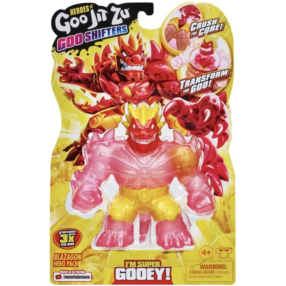 Character Heroes Of Goo Jit Zu Goo Shifters Blazagon Hero Pack Toys