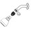 Water Flow Regulator on Handheld Shower Heads Adjustable Showering Bath Accessories 4