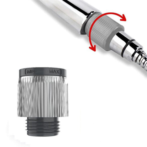 Water Flow Regulator on Handheld Shower Heads Adjustable Showering Bath Accessories