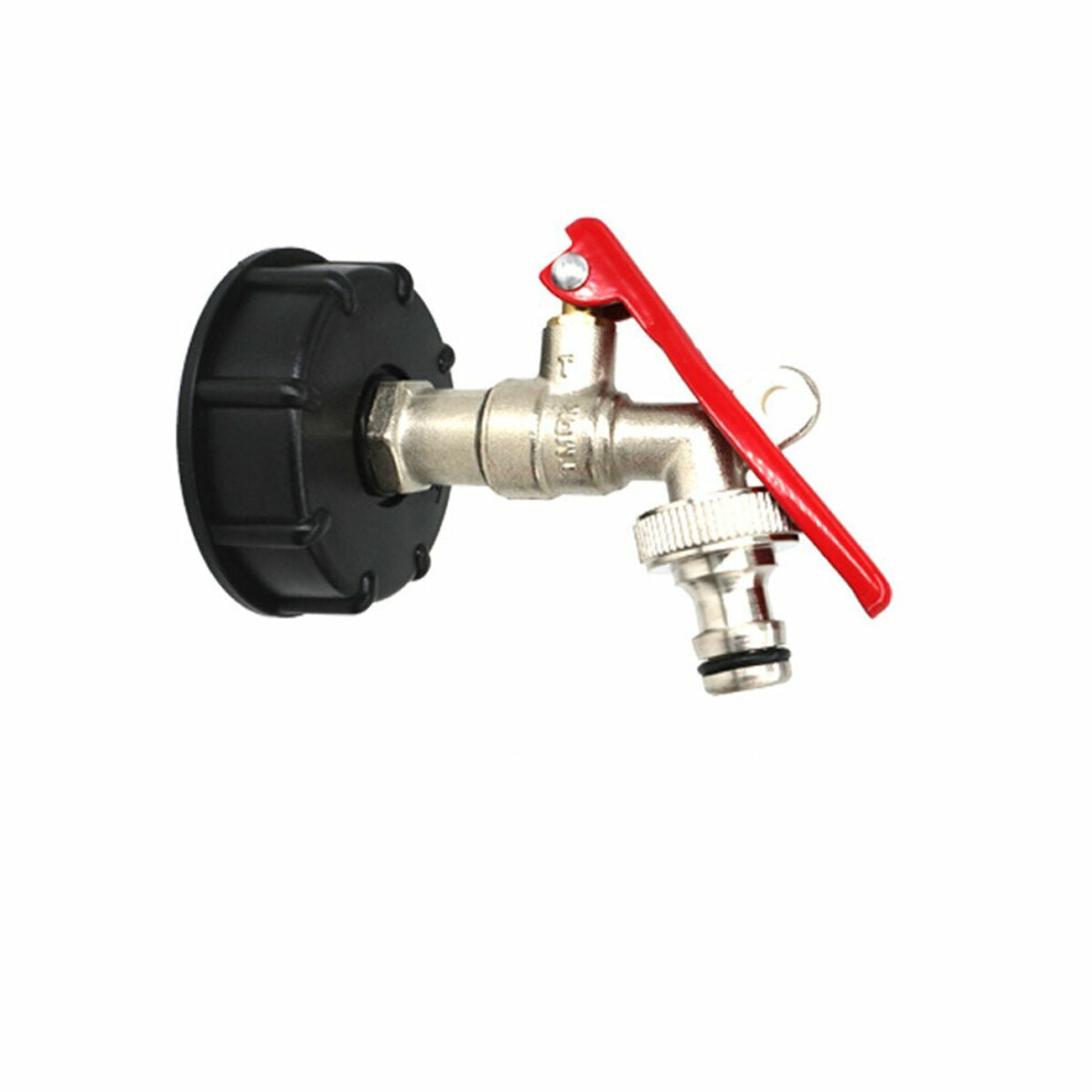 (Plastic Nozzle Connector) Tank to 1/2" Yard Garden Water Tap Hose Connector Adapter Fitting Tool S60X6