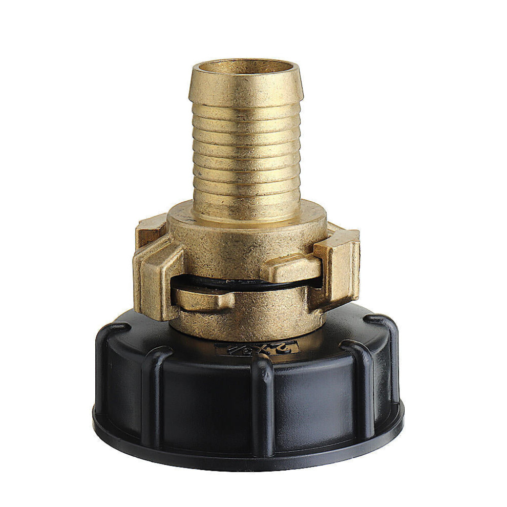 (20mm) Faucet Tank Coarse Thread Drain Adapter to Brass with 20/25mm Hose Outlet Fitting Connector Replacement Valve Fitting Parts for Home Garden