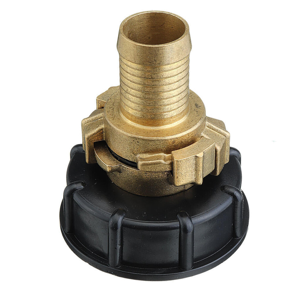 (25mm) Faucet Tank Coarse Thread Drain Adapter to Brass with 20/25mm Hose Outlet Fitting Connector Replacement Valve Fitting Parts for Home Garden