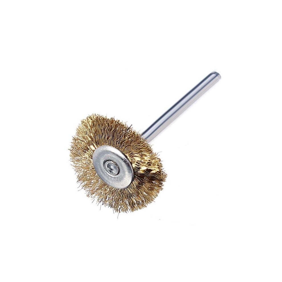 Wire Brass Brush Brushes Wheel Dremel Accessories for Rotary Tools