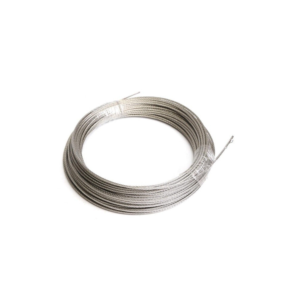 304 Stainless Steel 3mm Diameter Cable Wire Clothes Cable Line Wire Rope Length 30M