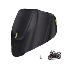 (4XL) Universal Motorcycle Cover – All Season Waterproof Outdoor Protection Against Dust Debris Rain and Weather