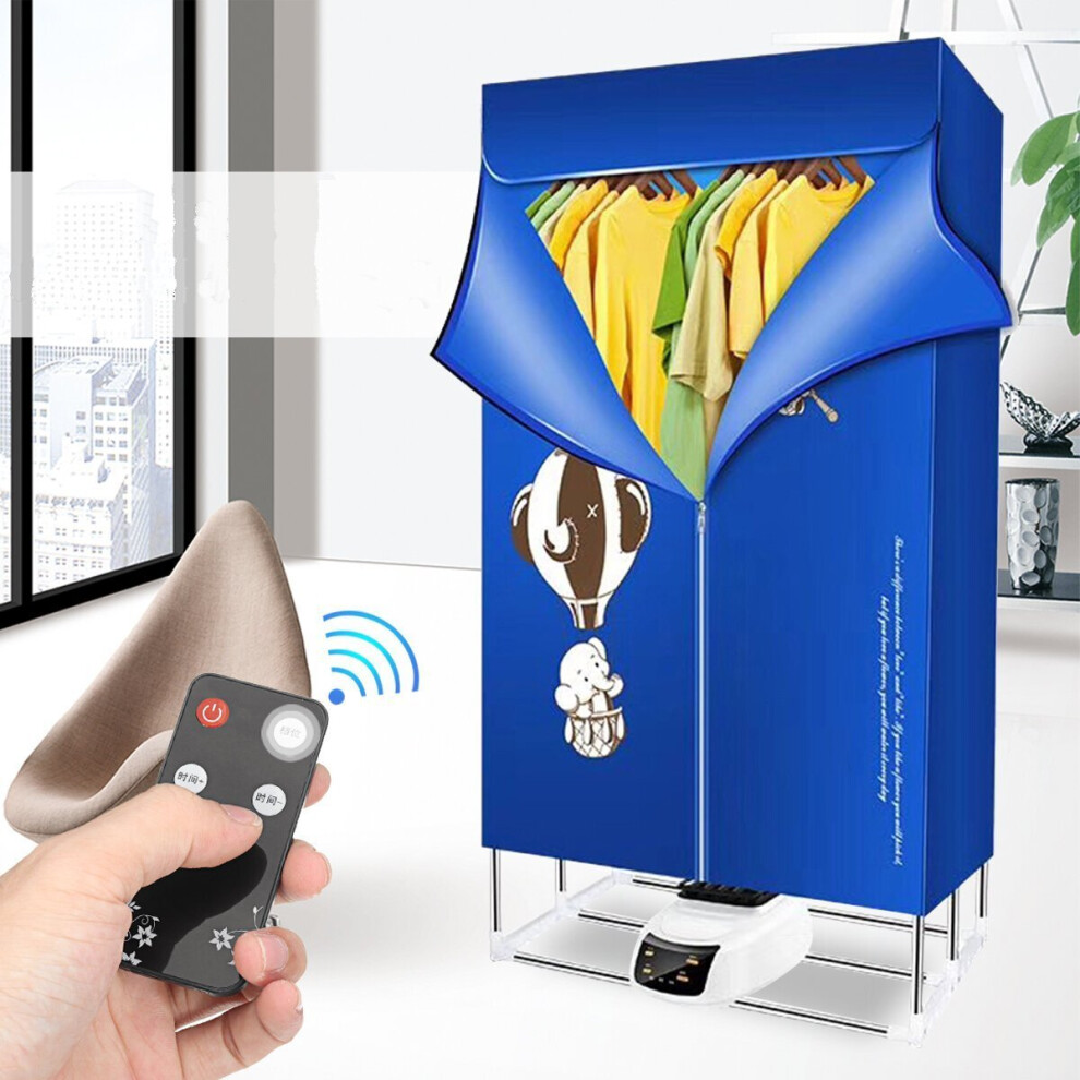 (Type B) 1500W Remote Control Electric Clothes Dryer Folding Wardrobe Heating Machine