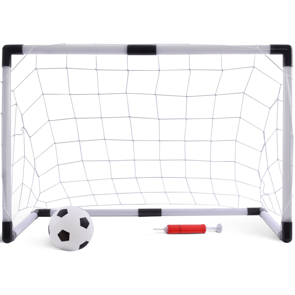ASAB Football Goal Set, Football Net, Kids Football with Hand Pump 
