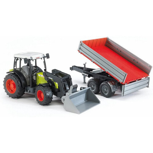 Bruder Bruder Claas Nectis 267F With Frontloader & Tipping Trailer 1:16 Scale 2