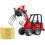 Bruder Compacte lader Schaffer 2034 met klem en baal stro - BRUDER 7