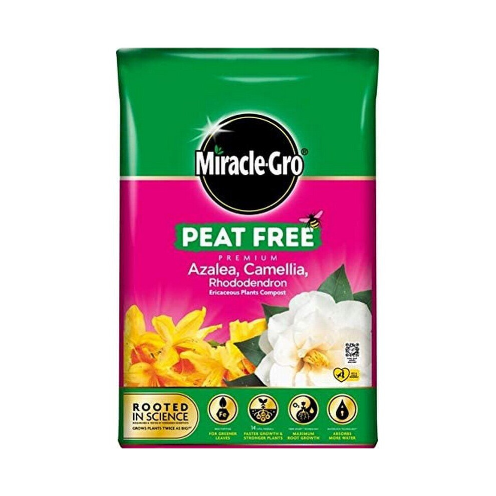 Miracle Gro Ericaceous Peat Free CompostÂ - 40 Litre