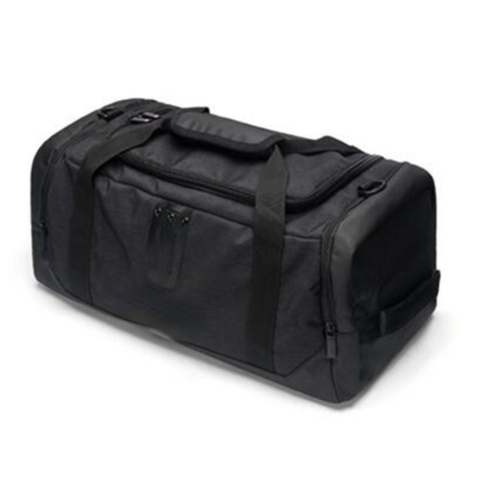 (Black) 20inch Men Outdoor Gym Bag Travel Sports Handbag Backpack Shoes Storage Duffel Rucksack
