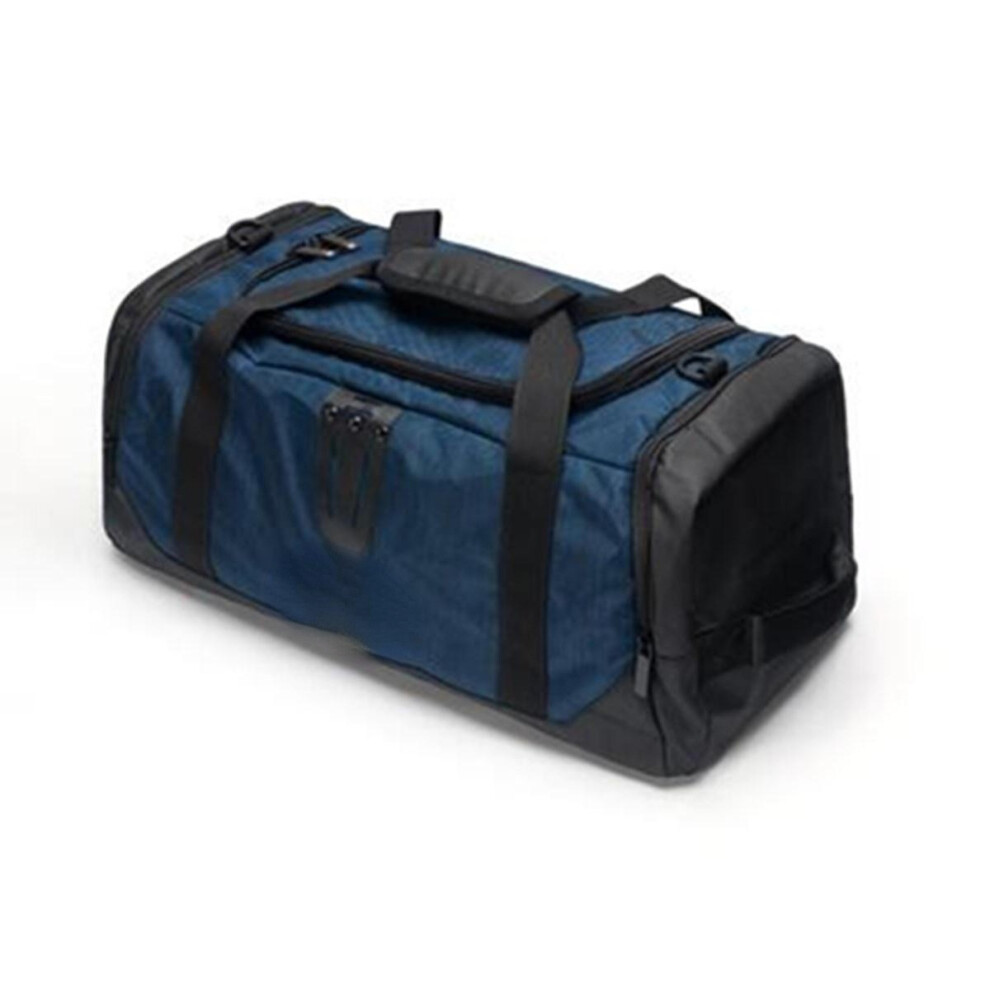 (Dark Blue) 20inch Men Outdoor Gym Bag Travel Sports Handbag Backpack Shoes Storage Duffel Rucksack