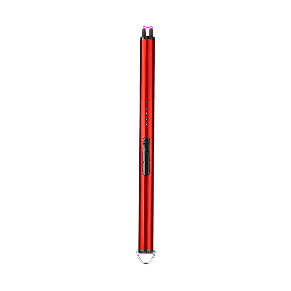 Amart (Red) Rechargeable Electric Flameless Candle Bbq Lighter Red