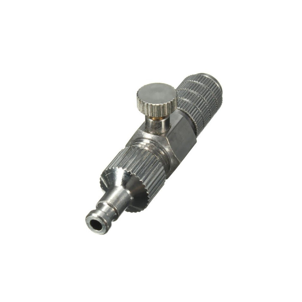 1/8 Inch Airbrush Air Hose Quick Release Adaptor With Micro Air Adjustment Connector