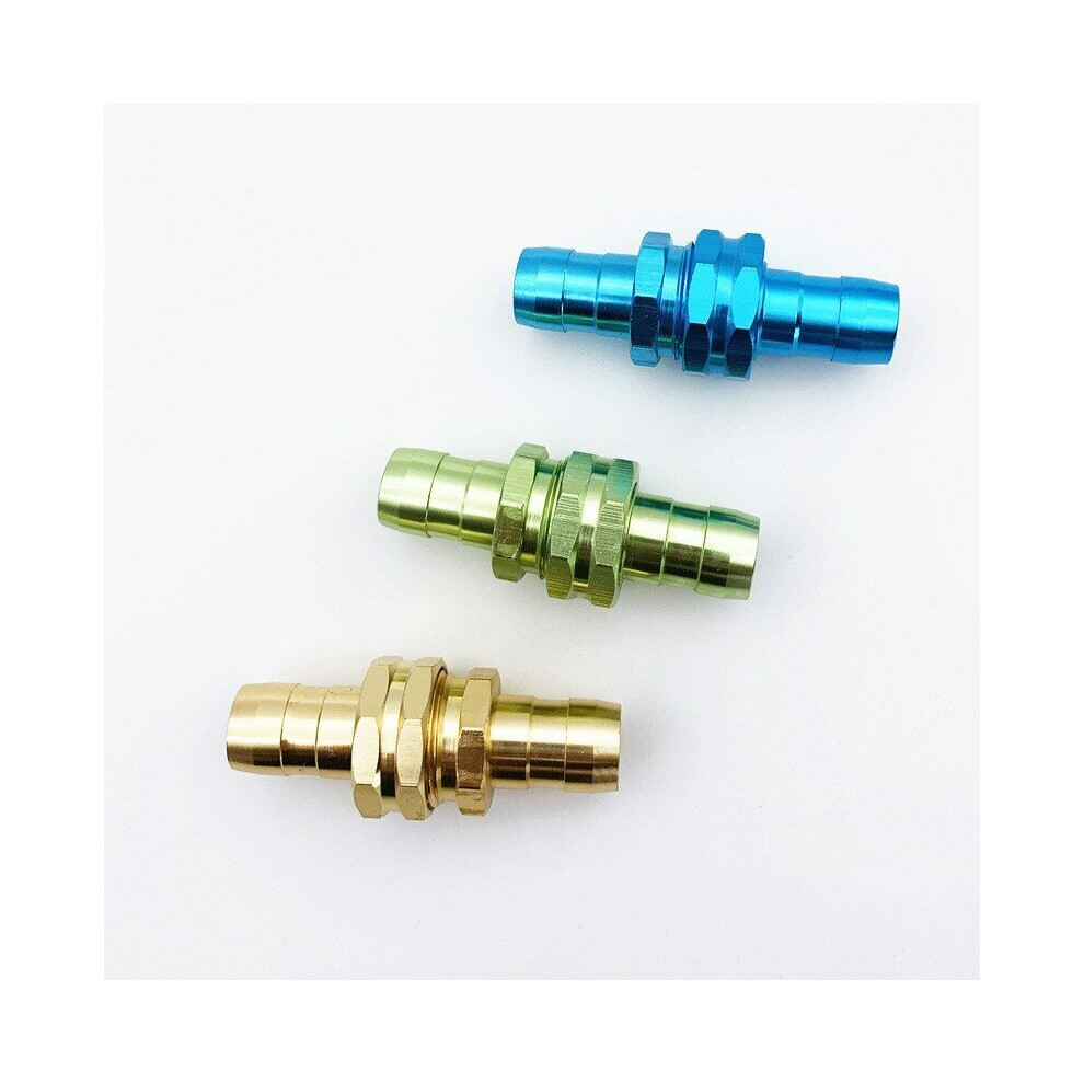 (Green) 2Pcs Garden Hose Connector Water Hose Mender Garden Hose Repair Kit with 4pcs Tighten Clamps for 3/4 Inch or 5/8 Inch Garden Hose