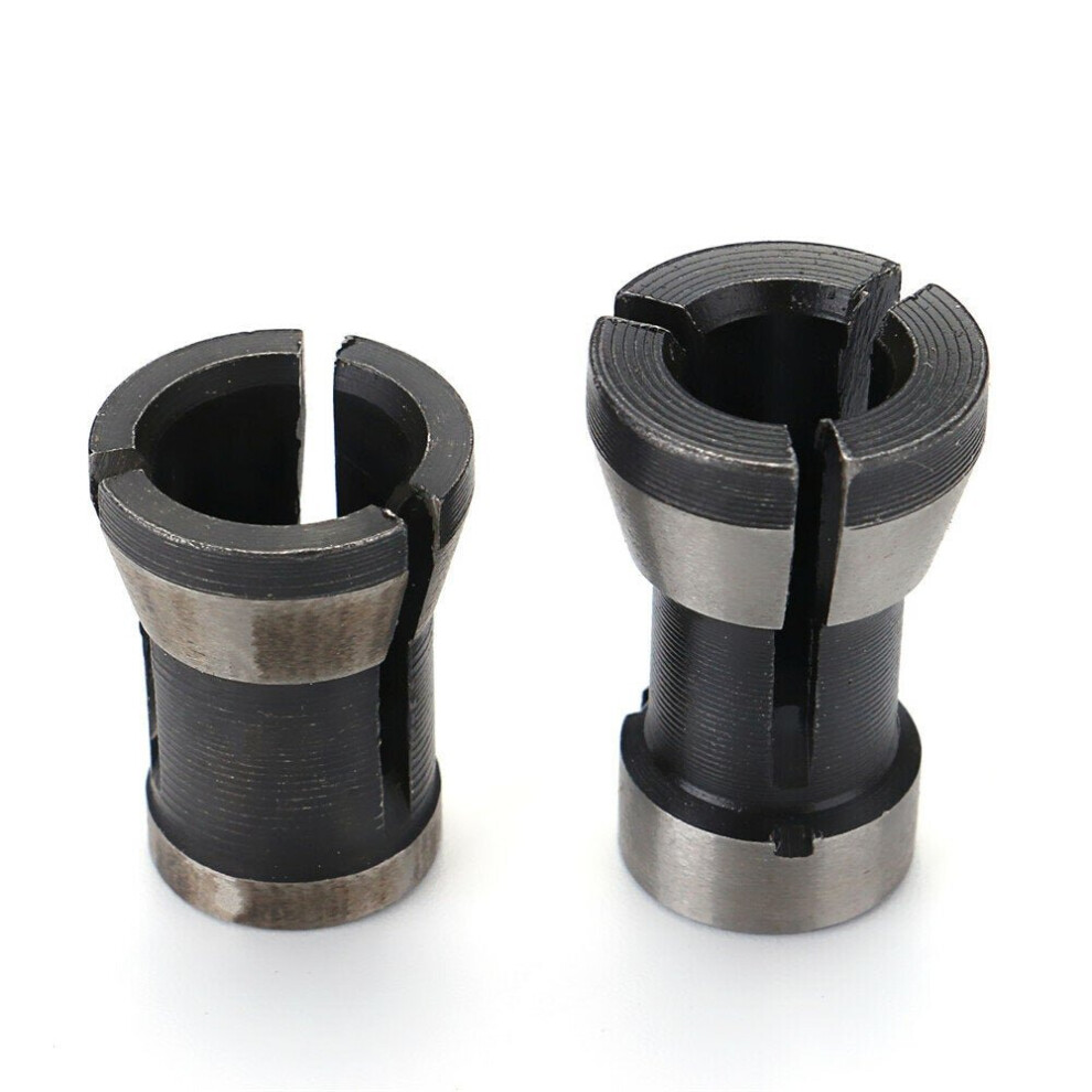 2Pcs 6.35Mm 8Mm Collet Chucks Engraving Trimming Machine Electric Router 3654657502270