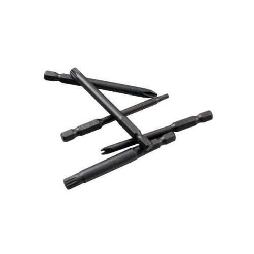 us pro US PRO 50pc Extra Long Security Bit Set, Torx, Tamper, Hex, Spline 1374 2
