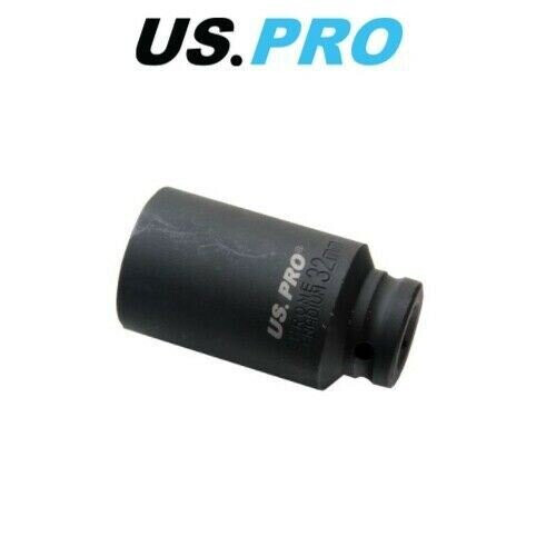 us pro US PRO Single 1/2" Dr 32MM 6 Point Deep Impact  Socket 1368
