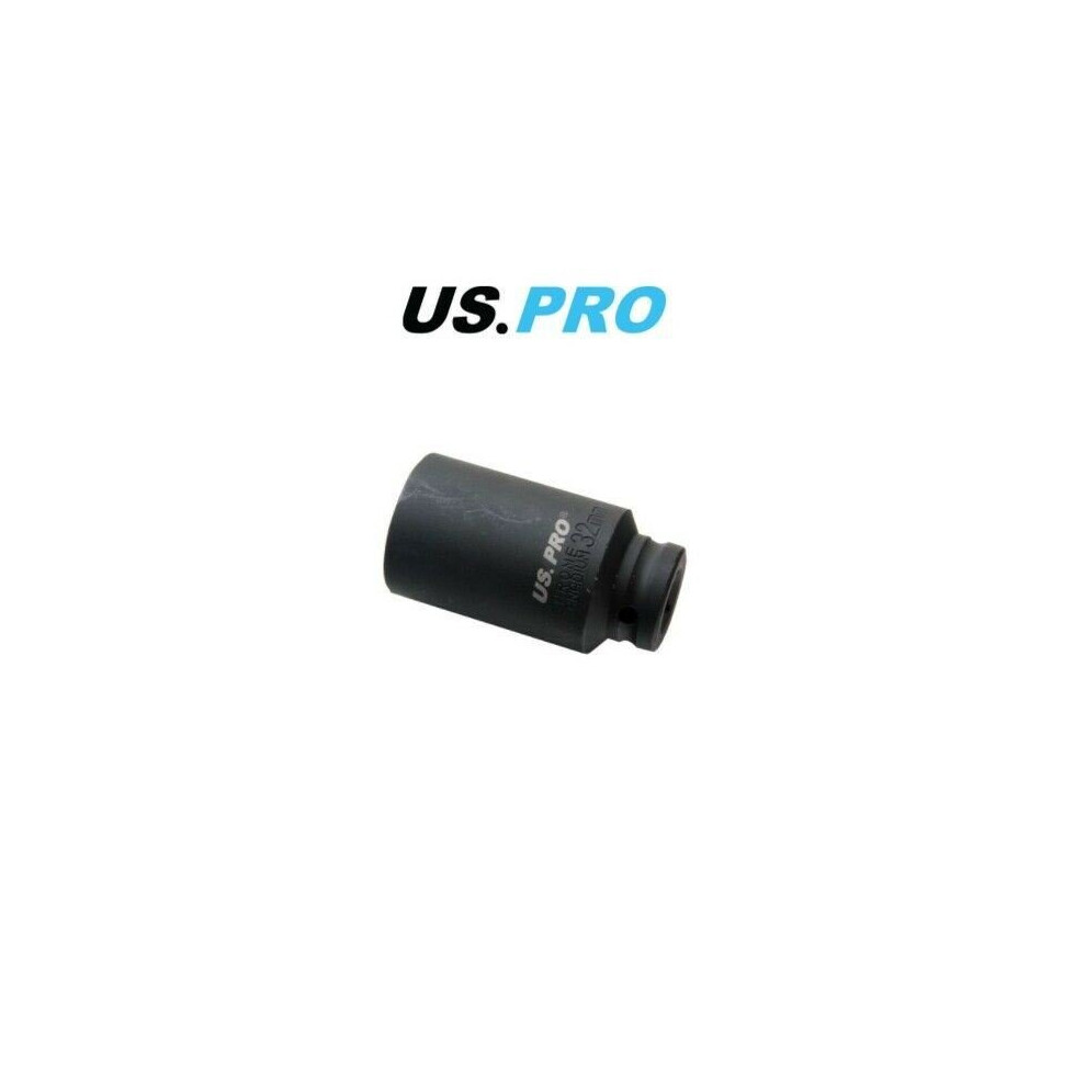 Us Pro Single 1/2" Dr 32Mm 6 Point Deep Impact Socket 1368 5060478382447