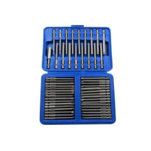 US PRO 50pc Extra Long Security Bit Set, Torx, Tamper, Hex, Spline 1374