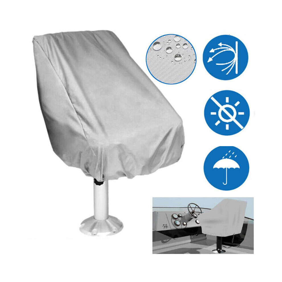 Boat Seat Cover Waterproof Boat Bench Chair Seat UV Resistant Protective Covers Furniture Covers Outdoor Sea