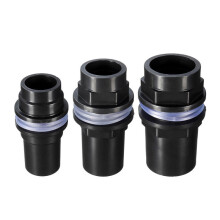 (25mm) Aquarium PVC Connector Plastic PVC Pipe Butt Fish Tank Straight Up Pipe Fitting Joint Connection