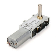 Low Speed High Torque Turbo Motor DC 12V 13rpm Worm Gear Reducer