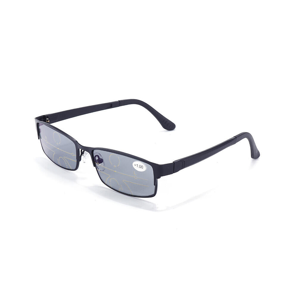 Greenzech (3) Reading Glasses Progressive Presbyopic Photochromic Lens