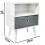 Spot On Dealz 2 Tier storage unit with 1 Woven Grey  Basket G-0442 2