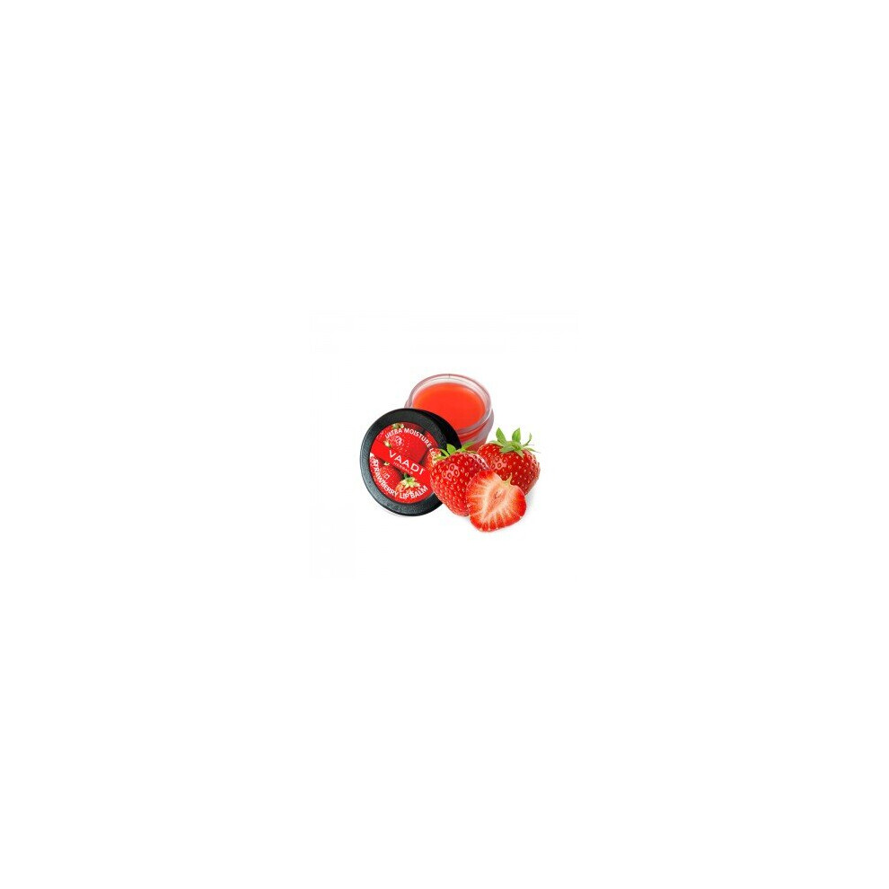 (Strawberry, 10g) Vaadi Herbals Lip Balm - Pack of 5