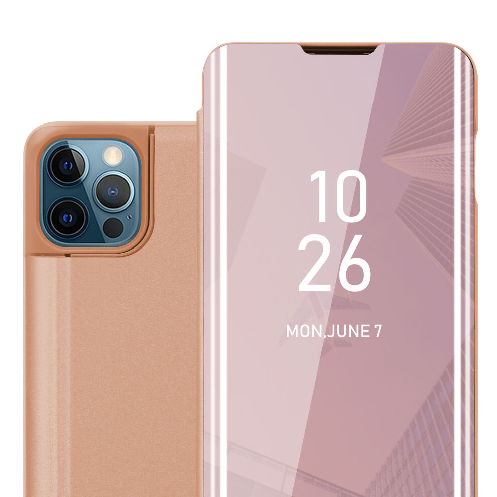 Cadorabo (Pink) Case For Apple Iphone 13 Mini Cover Book Wallet Protection Pu Leather Flip Magnetic Smart View Etui Pink