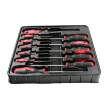 US PRO Tools 12pc Tamper Proof Torx Screwdriver Set T6 - T45 1545