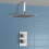NES Home Lotus Ceiling Rainfall Shower Head with Concealed Thermostatic Control 1