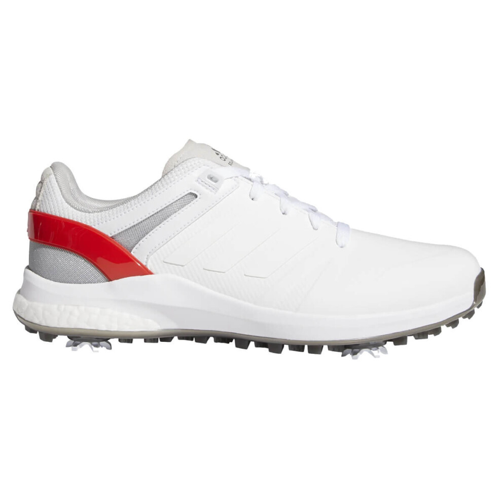 (UK 7, Ftwr White/Ftwr White/Vivid Red) adidas Golf Mens EQT Lightweight Sport Leather Golf Shoes