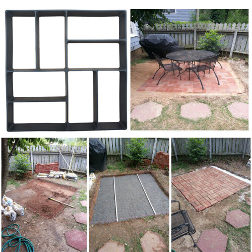 Garden DIY Plastic Path Maker Mold V2 2