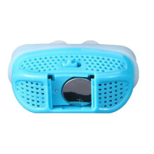 (Blue) Electric Anti Snore Device Nasal Dilator For Sleep Stop Snoring Aid Stopper Air Purifier