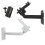 (White) Wall Mount Speaker Holder Wall Bracket Mount Ceiling Rotating Bracket Holder 2