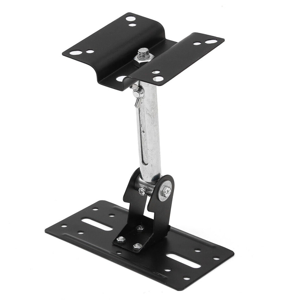 Steel Speaker Bracket Holder Adjustable Swivel Tilt Ceiling Wall Mount 15kg Capacity