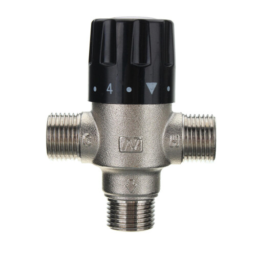 Automatic Thermostatic Valve Mixing Hot Cold Water Temperature with Tape 2