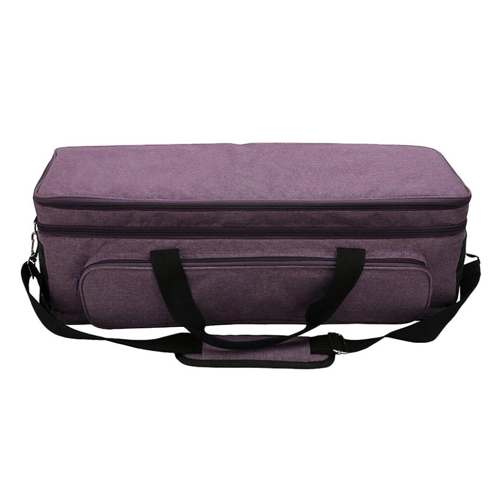 (Purple) Cutting Machine Bag Carrying Storage Bag Portable Double Layer Tote Bag 768637946848
