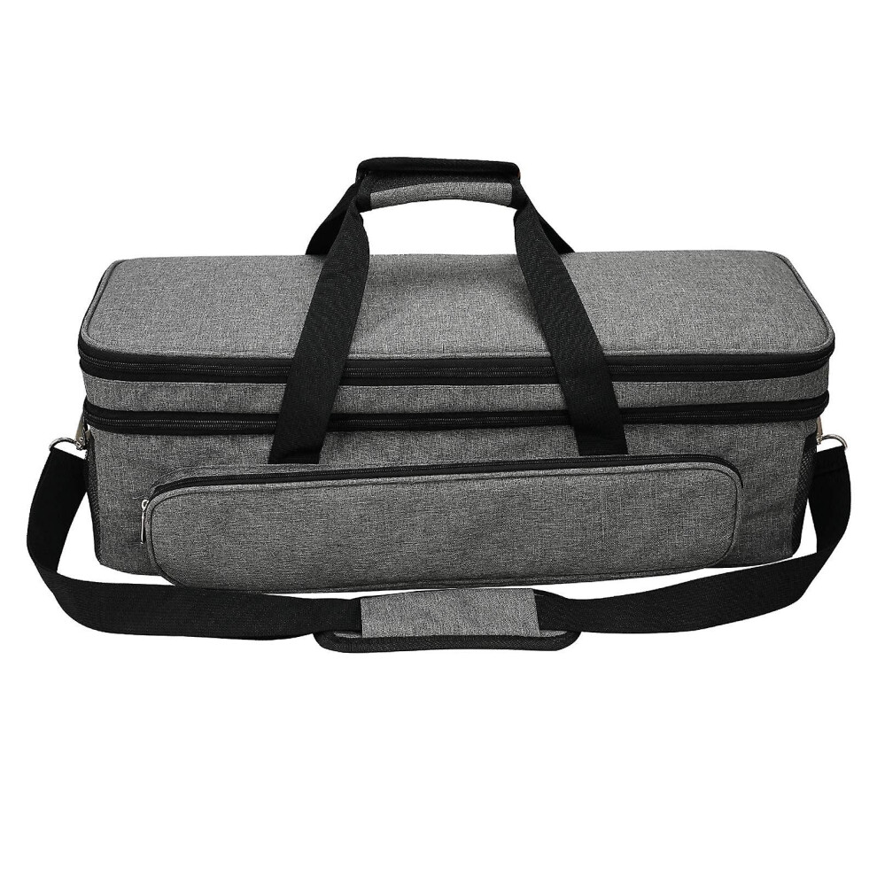 (Grey) Cutting Machine Bag Carrying Storage Bag Portable Double Layer Tote Bag 768637946879