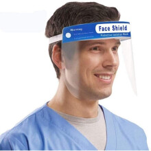 (10pcs) Safety Isolation Full Face Shields Reusable Clear Wide Vision