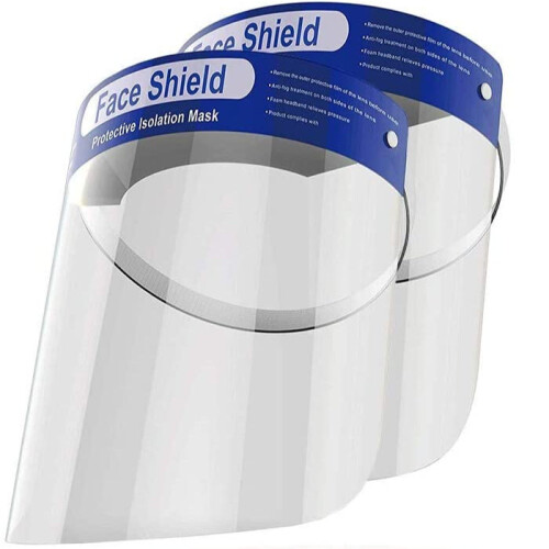 (10pcs) Safety Isolation Full Face Shields Reusable Clear Wide Vision 2