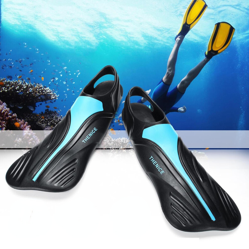 (S) 1 Pair Diving Train Foot Flippers Swimming Snorkelling Frog Shoes For Adult Kids Children