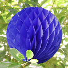 (Royal Blue, 10PCS - 8"(20CM)) Time to Sparkle Unique Honeycomb Balls Poms Birthday Baby Shower Wedding Decorations