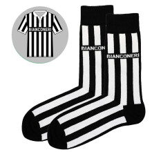 SicSock Juventus 1980 Home Kit Retro Football Shirt Socks UK Size 7-11