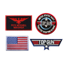 (4Set A) Fun Military Badges Patches For Camp Blankets For Top Gun Flight