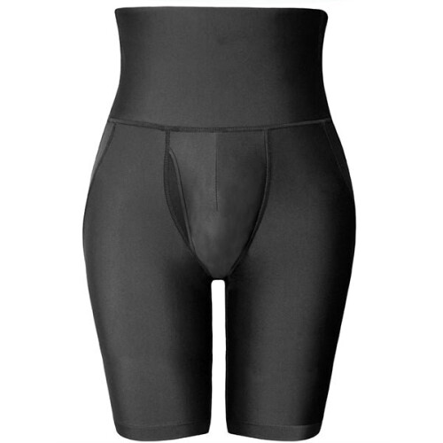 (M) Mens Separated Pouch Compressive Shapewear Boxer Underwear