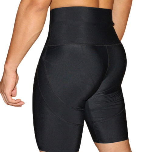 (M) Mens Separated Pouch Compressive Shapewear Boxer Underwear 1